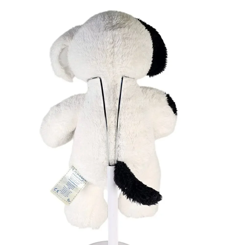 Build-A-Bear White Black Puppy Dog 17